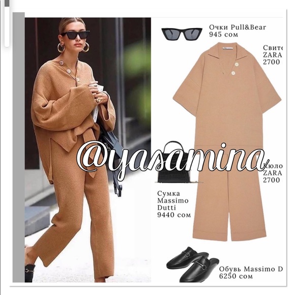 Last1🔥Zara knit culottes bloggers favorite - Picture 4 of 8